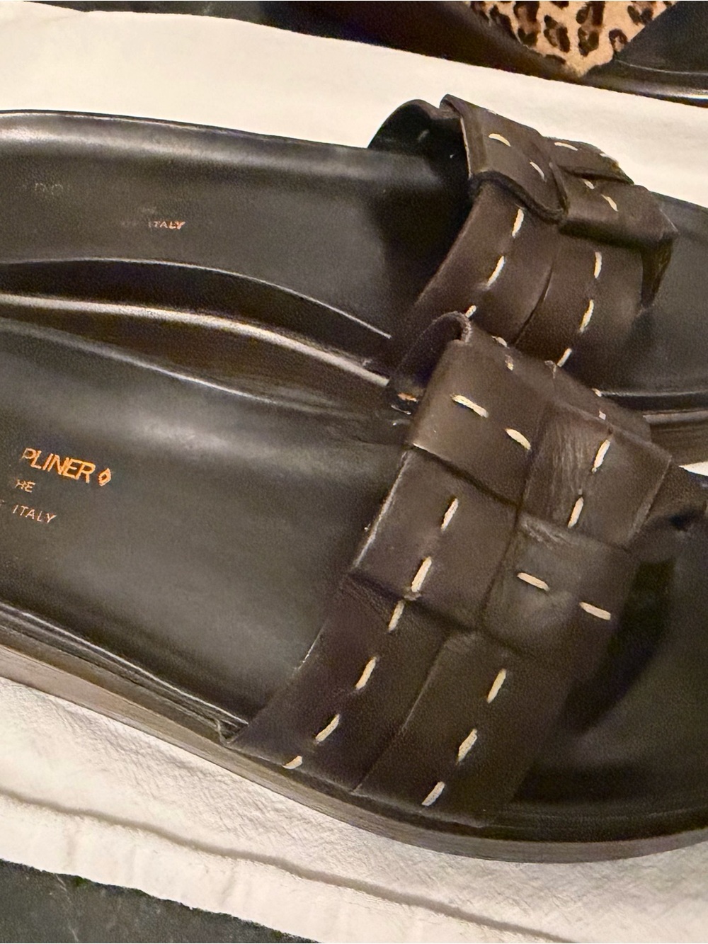Donald J. Pliner Finn Wedge Sandals - chocolate brown leather
